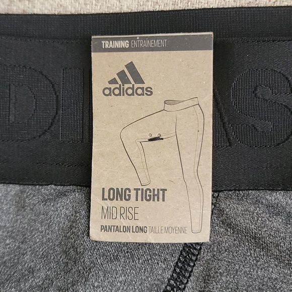 NWT Adidas Long Training Tights Midrise M - Picture 8 of 8